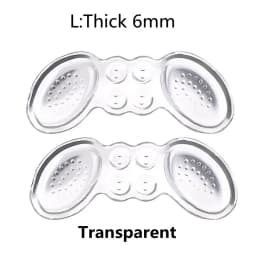 Women Forefoot Pads Silicone Insoles for Shoes Soft Breathable Foot Pads Shock Absorption Shoe Pad Adjust Size Half Inserts