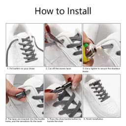 New Elastic Laces Sneakers Round Press Lock Shoelaces Without ties Kids Adult No Tie Shoelace Rubber Bands Shoes Accessories