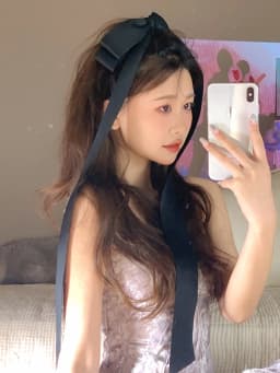 Jennie's Oversized Bow Hair Clip For Girls Ballet Style Ribbon Spring Clip Headdress And Ribbon Edge Clip Hair Accessories