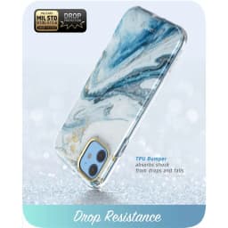 I-Blason For iPhone 11 Case 6.1 inch (2019 Release) Cosmo Full-Body Glitter Marble Bumper Cover with Built-in Screen Protector