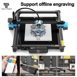Twotrees TTS-10 PRO Laser Engraving Machine TTS-55 5.5/10W Metal Laser Engraver Machine Router Wood Leather Cutting Machine WIFI
