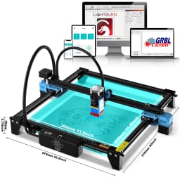 Twotrees TTS-10 PRO Laser Engraving Machine TTS-55 5.5/10W Metal Laser Engraver Machine Router Wood Leather Cutting Machine WIFI