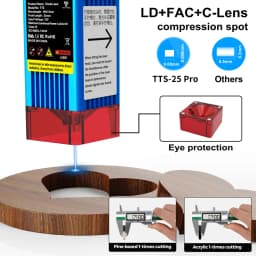 Twotrees TTS-10 PRO Laser Engraving Machine TTS-55 5.5/10W Metal Laser Engraver Machine Router Wood Leather Cutting Machine WIFI
