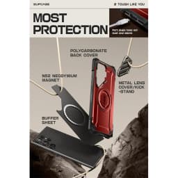 For Samsung Galaxy S24 Ultra 6.8 inch 2024 Case SUPCASE UB Mag XT Full Body Rugged Case with Camera Cover & Built-in Kickstand
