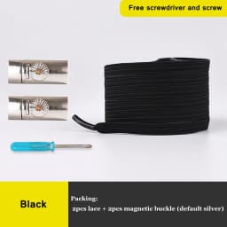 New Magnetic ShoeLaces No Tie Shoes lace Elastic Locking ShoeLace Special Creative Kids Adult Unisex Sneakers Laces strings