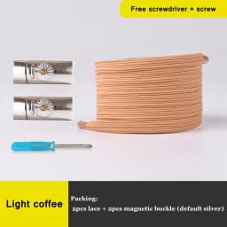 New Magnetic ShoeLaces No Tie Shoes lace Elastic Locking ShoeLace Special Creative Kids Adult Unisex Sneakers Laces strings