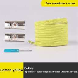 New Magnetic ShoeLaces No Tie Shoes lace Elastic Locking ShoeLace Special Creative Kids Adult Unisex Sneakers Laces strings