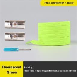 New Magnetic ShoeLaces No Tie Shoes lace Elastic Locking ShoeLace Special Creative Kids Adult Unisex Sneakers Laces strings