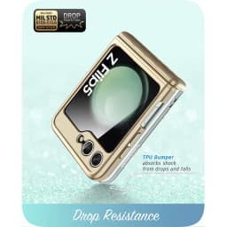 For Samsung Galaxy Z Flip 5 Case 5G (2023) I-BLASON Cosmo Slim Stylish Protective Bumper Phone Case With Hinge Protection