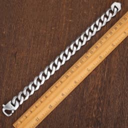Fashion 15mm 316L Stainless Steel Bracelet For Men Boys Matte Brushed Silver Color Cut Curb Cuban Link Chain Dropshipping HB468