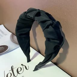 2023 Fashion Hair Hoop for Women Girls Flower Solid Color Headbands Designer Fold Wide Edge Hairband Hair Accessories Headwear