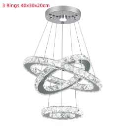 Crystal Chandeliers Luminaria Nordic Pendant Lamp Decorative Led Ceiling Lamps Hanging Light Fixture For Dining Room Bedroom