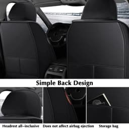 1PC Luxury PU Leather Front Car Seat Cover Cushion Protector Non-Slip Mat Waterproof for Lada VESTA for Ford for BMW