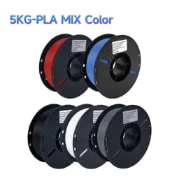KINGROON 5KG Mix Colors PLA Filament 1kg 1 75mm For 3D Printer PLA Material for 3D Printing Filamento PLA 3D Printer Filament