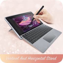 For Microsoft Surface Pro 8 Case (2021) I-BLASON Cosmo Slim Glitter Protective Bumper Case Compatible with Type Cover Keyboard