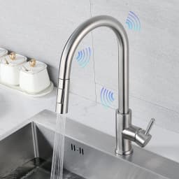 Smart Touch Kitchen Faucets Crane For Sensor Kitchen Water Tap Sink Mixer Rotate Touch Faucet Sensor Water Mixer KH-1015