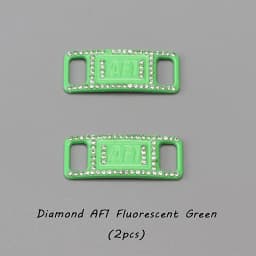 Luxury Rhinestone AF1 Shoe Charms Colorful Diamond Sneaker Shoe Decoration Fashion Shoelaces Metal Buckles Shoes Accesories 2Pcs