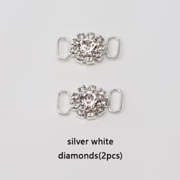 Luxury Rhinestone AF1 Shoe Charms Colorful Diamond Sneaker Shoe Decoration Fashion Shoelaces Metal Buckles Shoes Accesories 2Pcs