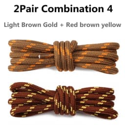 Outdoor Sports Shoelaces Durable Polyester Round Shoe laces Baskets Boots Laces for Shoes 100/120/140/160cm Shoe Accessories