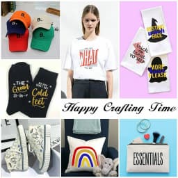 HTVRONT 12"X 5ft/30x152cm PVC Elastic Heat Transfer Vinyl for T-shirt DIY Decoration Craft Iron on HTV Roll For Cricut Maker