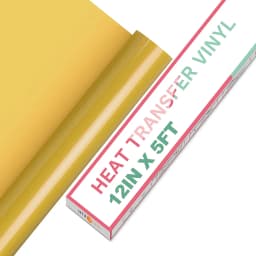 HTVRONT 12"X 5ft/30x152cm PVC Elastic Heat Transfer Vinyl for T-shirt DIY Decoration Craft Iron on HTV Roll For Cricut Maker
