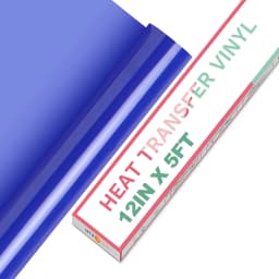 HTVRONT 12"X 5ft/30x152cm PVC Elastic Heat Transfer Vinyl for T-shirt DIY Decoration Craft Iron on HTV Roll For Cricut Maker