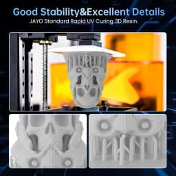 JAYO Standard/ABS-Like/Plant based /Like PAResin 2KG 395-405nm UV Curing Photopolymer Rapid Resin for LCD/DLP/SLA 3D Printer