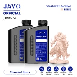 JAYO Standard/ABS-Like/Plant based /Like PAResin 2KG 395-405nm UV Curing Photopolymer Rapid Resin for LCD/DLP/SLA 3D Printer