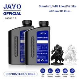 JAYO Standard/ABS-Like/Plant based /Like PAResin 2KG 395-405nm UV Curing Photopolymer Rapid Resin for LCD/DLP/SLA 3D Printer