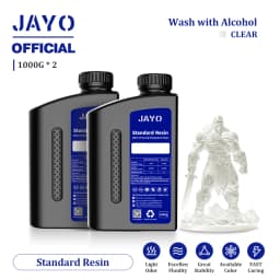 JAYO Standard/ABS-Like/Plant based /Like PAResin 2KG 395-405nm UV Curing Photopolymer Rapid Resin for LCD/DLP/SLA 3D Printer