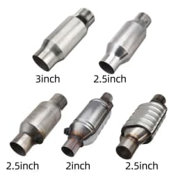 Universal 2" 2.5" 3" Car Catalytic Converter Stainless Steel Exhaust Catalytic Converter 400 Cell High Flow Performance