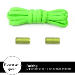 Elastic laces Sneakers Colorful Options No tie Shoelace for Sports Round Shoelaces without ties Kids Adult Shoes Accessories