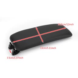 Areyourshop Center Console Armrest Upper For AUDI A1 8X1 8XK 2012-2018 8X0864245B Black Center Armrest Cover Car Styling Parts
