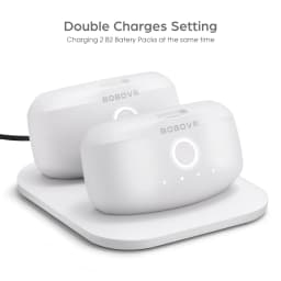 BOBOVR P4 Twin Battery Upgrade Combo Compatible with Pico4 pro Recirculating Power Supply System Dual Battery and Charging Dock