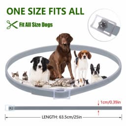 Dewel Dog Collar Anti Flea Mosquitoes Ticks Insect Waterproof Herbal Pet Collar 8 Months Protection Dog Accessories