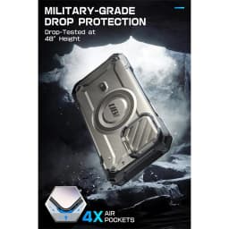 SUPCASE For iPhone 15 Pro Case 6.1 inch 2023 UB Mag XT Full Body Rugged Case with Camera Cover & Built-in Kickstand