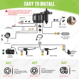 Bafang 750w 48v Kit Complete Mid Drive Motor 8fun BBS02 Bicycle Electric EBike Conversion Kit Powerful Central E-Bike Engine CAN