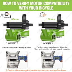 Bafang 750w 48v Kit Complete Mid Drive Motor 8fun BBS02 Bicycle Electric EBike Conversion Kit Powerful Central E-Bike Engine CAN
