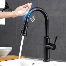 Smart Touch Kitchen Faucets Crane For Sensor Kitchen Water Tap Sink Mixer Rotate Touch Faucet Sensor Water Mixer KH-1006