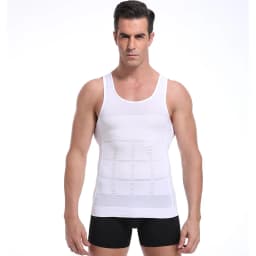 Men Slimming Body Shaper Abdomen Belly Control Shapewear Vest Modeling Underwear Waist Trainer Cincher Corrective Posture Corset