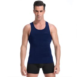 Men Slimming Body Shaper Abdomen Belly Control Shapewear Vest Modeling Underwear Waist Trainer Cincher Corrective Posture Corset