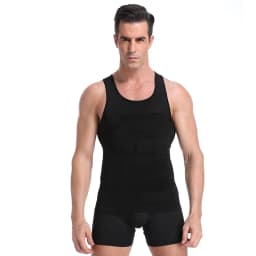 Men Slimming Body Shaper Abdomen Belly Control Shapewear Vest Modeling Underwear Waist Trainer Cincher Corrective Posture Corset