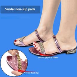 Shoe Pads for Sandals Silicone heel protector Anti-wear Feet Shoe Pads for High Heels Anti-Slip Heel Protectors for Womens Shoes