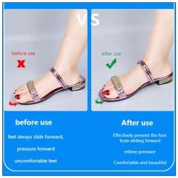 Shoe Pads for Sandals Silicone heel protector Anti-wear Feet Shoe Pads for High Heels Anti-Slip Heel Protectors for Womens Shoes