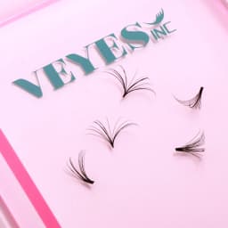 VEYESINC Cashmere Lashes Smart Easy Fanning Eyelash Extensions Veyelash Fast Bloom Austomatic Flowering Natural Russian Volume