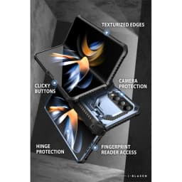I-BLASON For Samsung Galaxy Z Fold 4 Case 2022 Armorbox Full Body Heavy Duty Shock Reduction Case with Built-in Screen Protector