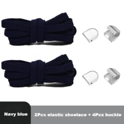 1Pair No tie Shoelaces for Shoes New 8MM Flat Elastic laces Sneakers Kids Adult Quick Shoelace without ties Shoe Accessories