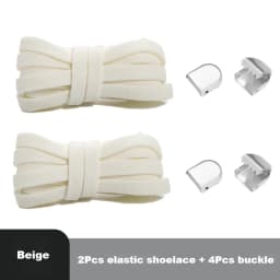1Pair No tie Shoelaces for Shoes New 8MM Flat Elastic laces Sneakers Kids Adult Quick Shoelace without ties Shoe Accessories