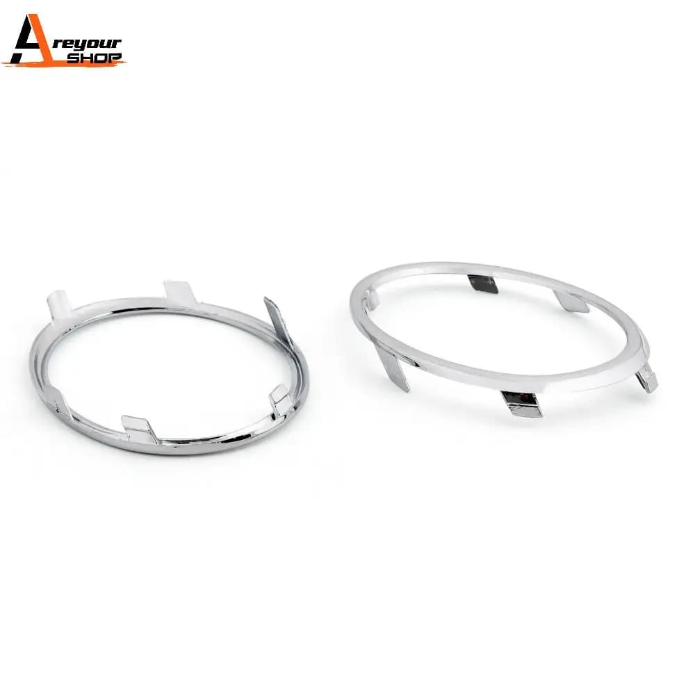 Areyourshop 1 Pair Chrome Front Fog Lamp Light Cover Trim Decorate Frame for Audi B8 A4 2009 2010 2011 2012 Car Accessories