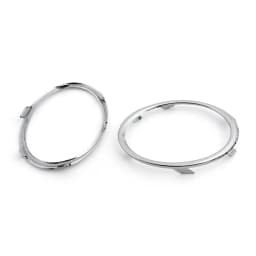 Areyourshop 1 Pair Chrome Front Fog Lamp Light Cover Trim Decorate Frame for Audi B8 A4 2009 2010 2011 2012 Car Accessories
